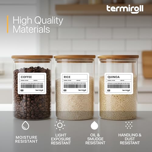 4x3 Thermal Labels, 12 Rolls 6000, 1in Core, Perforated 3x4 Bulk - size: 4x3 - 12 Rolls | 6000 Labels