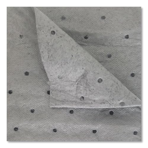 TaskBrand AS-INB-P 15-Inch by 18-Inch Universal Grey AllSorb Melt Blown Industrial Sorbent Pad (100 Pads per Case)