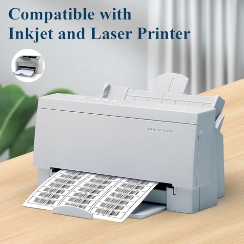 (200 Sheets, 6000 Labels) Sticker Paper, 1" x 2 5/8" Shipping Address Labels, 30 Per Page Self Adhesive Mailing Label for Laser and Inkjet Printers - size: 1"X 2-5/8"(30UP), style: 200 Sheets