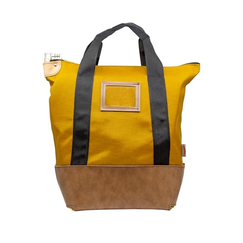 Locking Heavy Duty Courier Bag, 18x18x8 inch - color: Gold