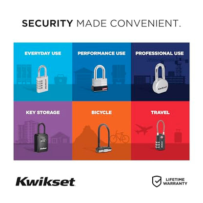 Kwikset Looped End Security Cable, 15 ft, 1/2 in Diameter, Steel, Black - size: 1/2" Diameter