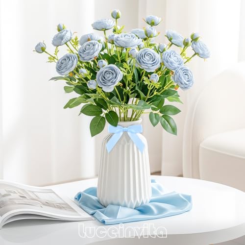 2.5" Baby Blue Satin Ribbon Bows (50 Packs) - color: Baby Blue, size: 2.5 Inch - 50pcs