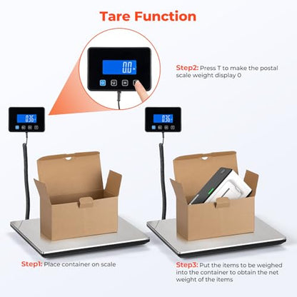 MUNBYN 660lb/1.8oz Shipping Scale, Digital Postal Scale for Packages