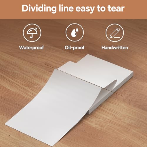 200 Sheets Folding Thermal Paper, US Letter 8.5 x 11 InchT hermal Papers, MT610PRO & MT888 Thermal Paper,Compatible with iDPRT/HPRT/PRT Portable Printer,Continual Feeding Folded Printing Paper