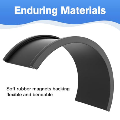 MaxGear 30 Pack C Channel Magnetic Label Holders, 1 x 3 - size: 1"x3", style: 30 Pack