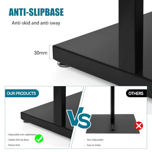 Double Sided Metal Sign Stand, 22x28Inch Black Poster Display Holder - color: Black