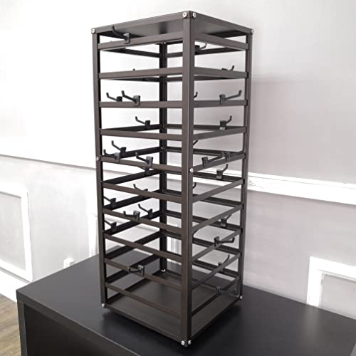 FixtureDisplays® Metal Spinner Rack 80X4 Hooks Sock Display Earring Card Stand Retail Countertop 11453NEW-+80X11666-NPF
