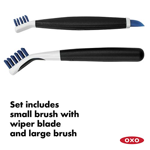 OXO Good Grips Deep Clean Brush Set, Orange, Blue - color: Blue