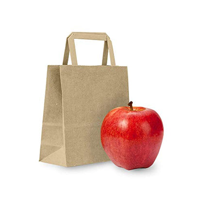 Reli. 100 Pack Small Paper Bags with Handles