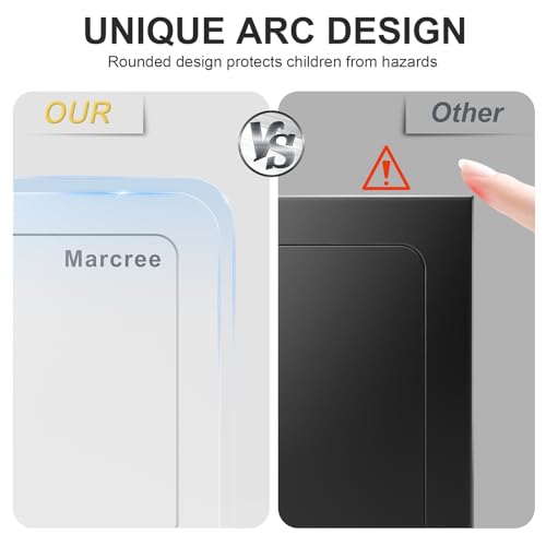 Marcree 0.23 Cubic Safe Box for Kids, Steel Security Safe with Key Lock - color: 0.23 cuft-WHITE