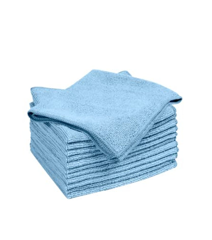 Quickie Microfiber Cleaning Cloth 14 X 14 inch, Blue, 12 Pack, All-Purpose Towel/Wiper for Multi-Purpose Indoor/Outdoor Cleaning/Dusting/Polishing on Kitchen/Bathroom/Auto SurfacesK (49012PDQ) - size: 14 inch x 14 inch, style: 12 Pack