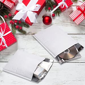 iMBAPrice #5 10.5 x 15.25" Poly Bubble MAILERS Padded ENVELOPES, (100 ct) - color: White, size: 10.5"x 15.5" (100 Bubble Bags)