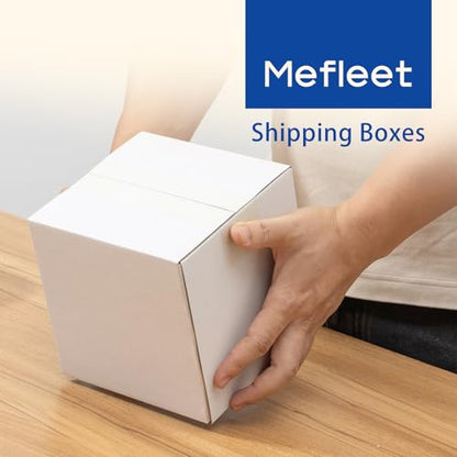 Mefleet 6x6x6" Shipping Boxes 50 Pack Small Corrugated Cardboard Box White - size: 6x6x6 inches (50 Pack)