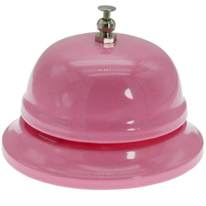 Call Bell Desk Service Ding Bell for Restaurant Hotel Room Kitchen Party Office Receptionist Elderly Teachers Chef Large Cute Bell Whole Pink,3.3 inch - color: Whole Pink