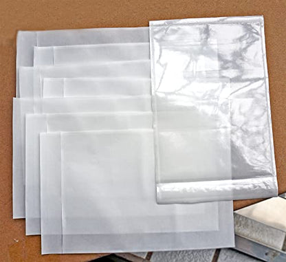 1000 Pcs Premium 4.7''x7.5'' Packing List Envelope, Tailored Size for 4x6'' Shipping Labels, Adhesive Shipping Label Pouch/Sleeve - size: 4.7''x7.5''｜1000 pack