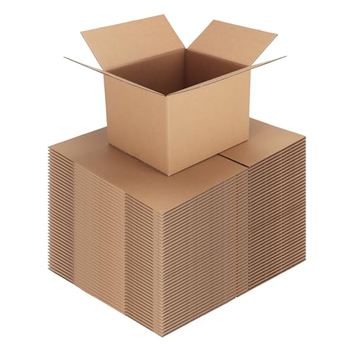 CRUGLA 40 Packs 7x6x5 Shipping Boxes for Small Business, Corrugated Cardboard Boxes Bulk for Shipping Packing Mailing - size: 7x6x5 Inch