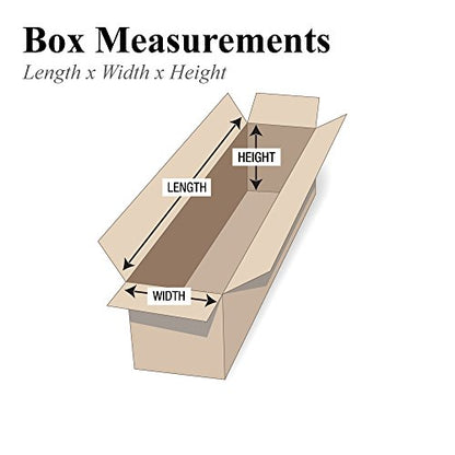 PARTNERS BRAND 20x6x6 Long Corrugated Boxes, Long, 20L x 6W x 6H, Pack of 25 | Shipping, Packaging, Moving, Storage Box for Home or Business, Strong Wholesale Bulk Boxes