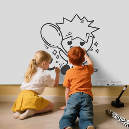Magnetic Glass Whiteboard - Glass Dry Erase Board 48"x36" Large Frameless Glass Board for Walls Office School and Home, Gray - color: Gray, size: 48" x 36"