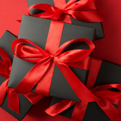 Vanhench Black Wrapping Paper Roll 17.5"x963" (80 1/4FT) - color: Black, size: 17.5" X 80.25'