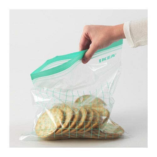 2 Sets of Ikea ISTAD Bags, Freezer Safe, Reusable Food Storage Bags and Household Storage Bags
