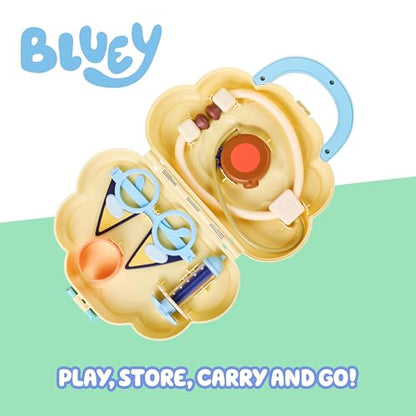 Bluey Cloud Bag Doctor Playset, 7 Pretend Check-Up Accessories - style: Cloud Bag Doctor's Set