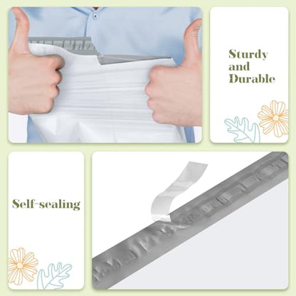 Fuxury Poly Mailers 19x24" 100 Pack,Large Shipping Bags for Clothing,White - color: White, size: 19x24" 100pcs