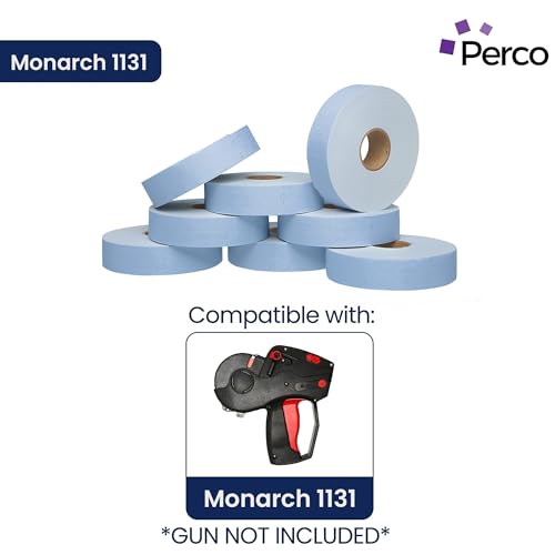 Pricing Labels for Monarch 1131 Blue - 20,000 Labels w/ 8 Rolls Value Pack, 1 Sleeve - Made in USA - color: Blue, size: 1 Sleeve