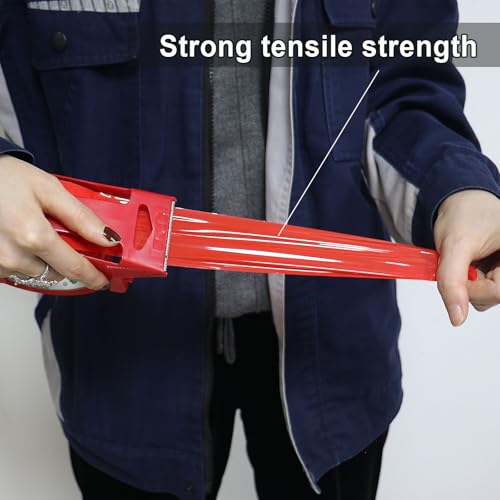 BOMEI PACK Red Packing Tape, 6 Rolls Heavy Duty Packaging Tape for Shipping Packaging Moving Sealing, Thicker 2.52mil Packing Tape, 1.88 inches Wide, 110 Yards Per Roll - color: Red