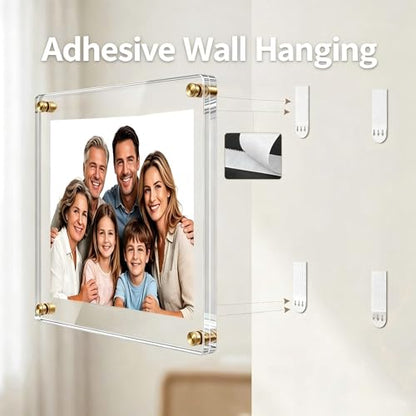 Kalami 11x14 Acrylic Wall Mount Picture Frame Self Adhesive - size: 11 x 14 in