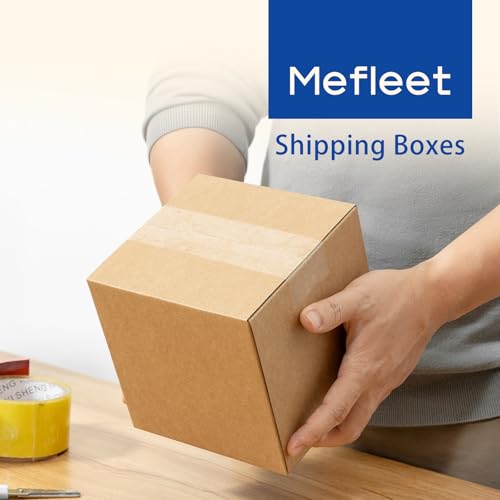 Mefleet 6x6x6" Shipping Boxes 50 Pack Small Corrugated Cardboard Box Brown - size: 6x6x6 inches (50 Pack)