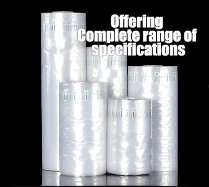 Inflatable Bubble Cushioning Wrap for Shipping Clear Air Packaging Bags Plastic Packing Bubbles Air Pillows Packing Materials Buffer Void Fill Cushioning for Moving (11.8"x164 Feet/Roll)