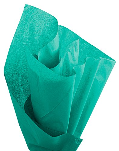Brand New Tissue Paper Pack, 48 Sheets, 20" x 30", Teal - color: Teal