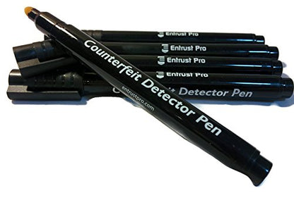 5-Pack Counterfeit Pens - Fake Money Detector Markers from - style: Round Tip