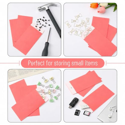 Mr. Pen- Money Envelopes for Cash, 6.5" x 3.5", 100 Pack, Kraft Paper - color: Red Clay, size: 100 Pack