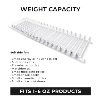 20-Pack 4FT, 12IN, 3N Spring-Loaded Shelf Pushers for Gondola Shelves (1–6 oz Products) - size: 3N (1-to-6 OZ)