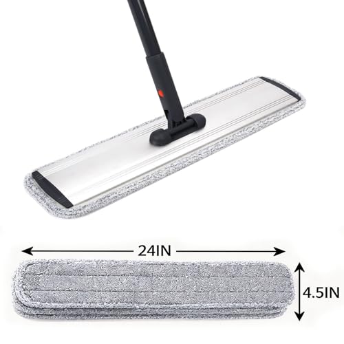 24 Inch Mop Pads 6 Pack Mop Refills Mop Heads Replacement - size: 24 IN PADS