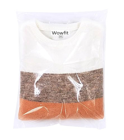 Wowfit 100 CT 14x20 Self Sealing Clear Bags for Packaging, Hoodies, Jackets - size: 14x20 Inch (Pack of 100)