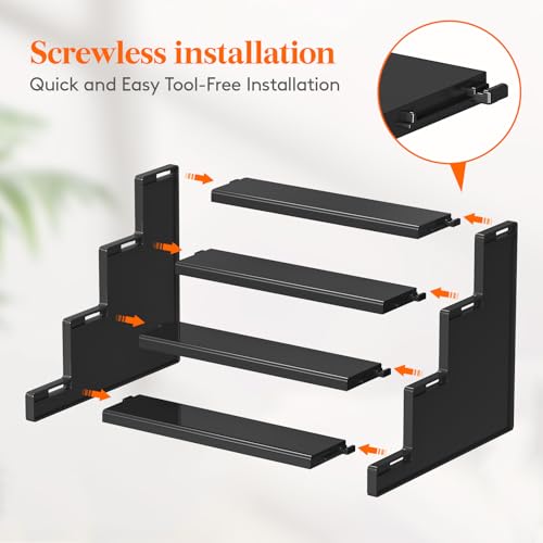 Lifewit Perfume Organizer, Cologne Stand Tool-Free Assembly, 9", 1 Pcs - color: Black, size: 9 Inch,1 Pcs