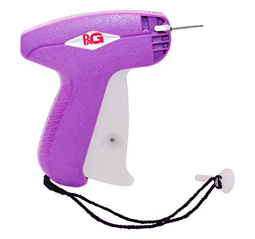 PAG Standard Tagging Gun Price Tag Attacher Gun for Clothing with 5 Needles and 2000 2" Barbs Fasteners, Purple