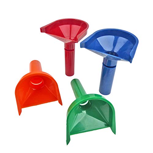 Color-Coded Coin Counting Tube for Pennies Through Quarters