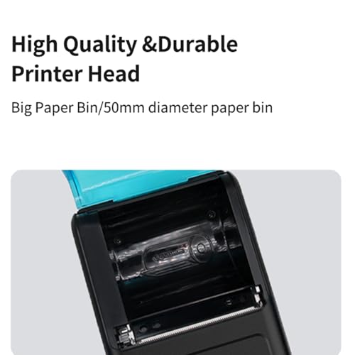 NOT for iphone/ipod/tablet/ipad/MAC,Bluetooth Receipt Printer, 58mm Mini Wireless POS Thermal Printer for Restaurant sales retail,portable pocket bill ticket receipt printer,only fit android/Windows