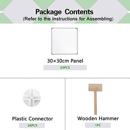 C&AHOME 6-Cube Storage Organizer Cube Shelf Closet Storage Bookcase, Milky - color: Milky
