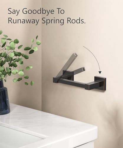 FORIOUS Commercial Toilet Paper Holder Wall Mount Bathroom Tissue Holder - color: Oil Rubbed Bronze