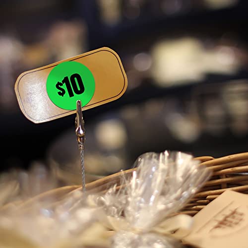 Mobiusea Creation 300pcs 10 Dollar Price Stickers Price Tag Labels 1" - size: 10 Dollars | 300pcs