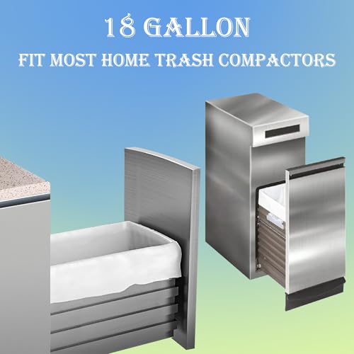 18 Gallon Drawstring Trash Bags, Heavy Duty Large Kitchen Garbage Bags, Leak Proof & Tear Resistant Tall Trash Can Liners Fit 13-18 Gallon Trash Can 50 Count - color: for Code Q Green