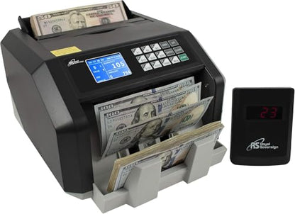Royal Sovereign USD High Speed Money Counter, with Value Counting, Add and Batch Mode, UV/MG/IR Counterfeit Bill Detection for Small Business (RBC-ES250N)