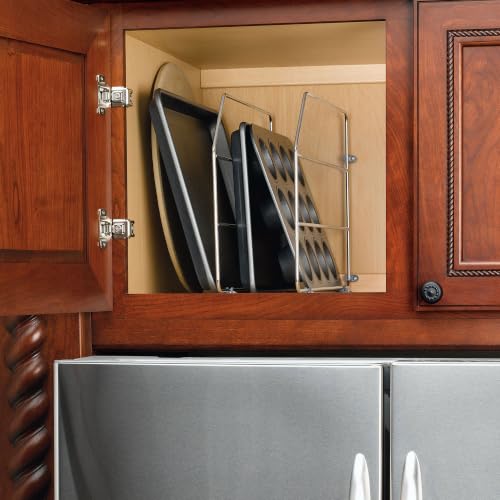 Rev-A-Shelf 18" Bakeware and Tray Divider for Wall/Base Cabinets, 2 Pack - size: 2 Pack, 18" H