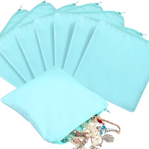 Sanwuta 8 Anti Tarnish Bags,18 x 18 Inch,Lake Blue - color: Lake Blue, size: 18 x 18 Inch