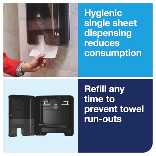 Tork Xpress Mini Multifold Hand Towel Dispenser Black H2, 553128 - color: Black