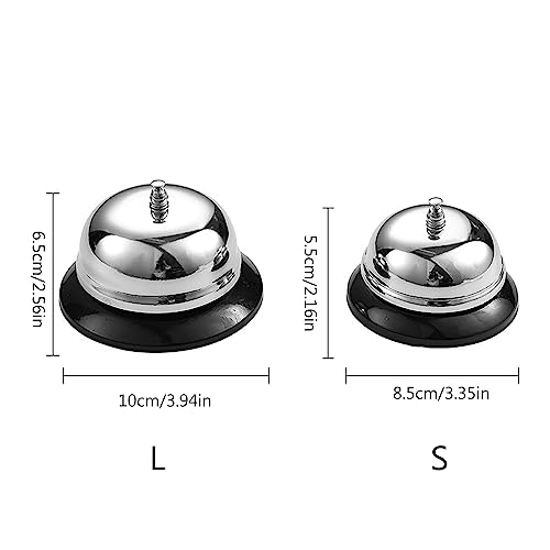 Metal Anti-Rust Desktop Call Bells Customer Service Bells Pet Training Bells Kitchen Tool For Table Desktop Counter, Small
